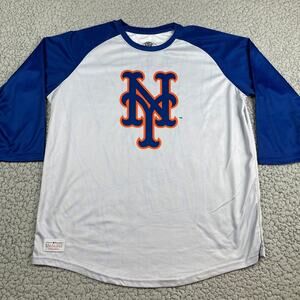 New York Mets Baseball Jersey Shirt Mens X Sports Crate Limited Edition Raglan